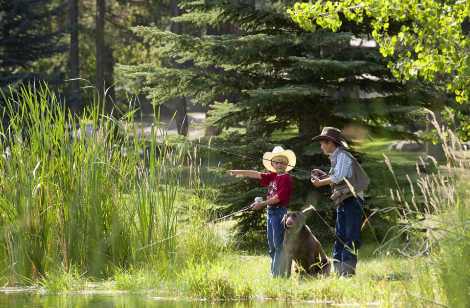 Fishing on a Montana Dude Ranch