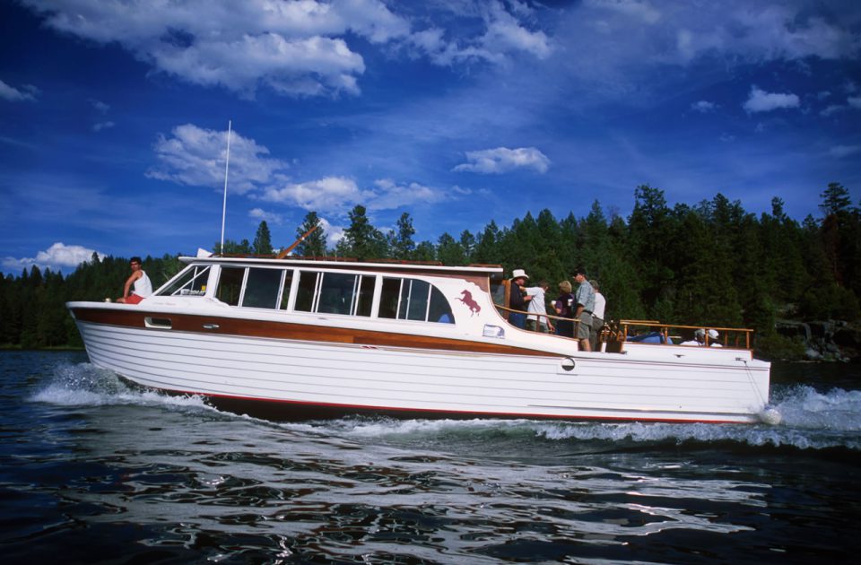Boat tour of Flathead Lake