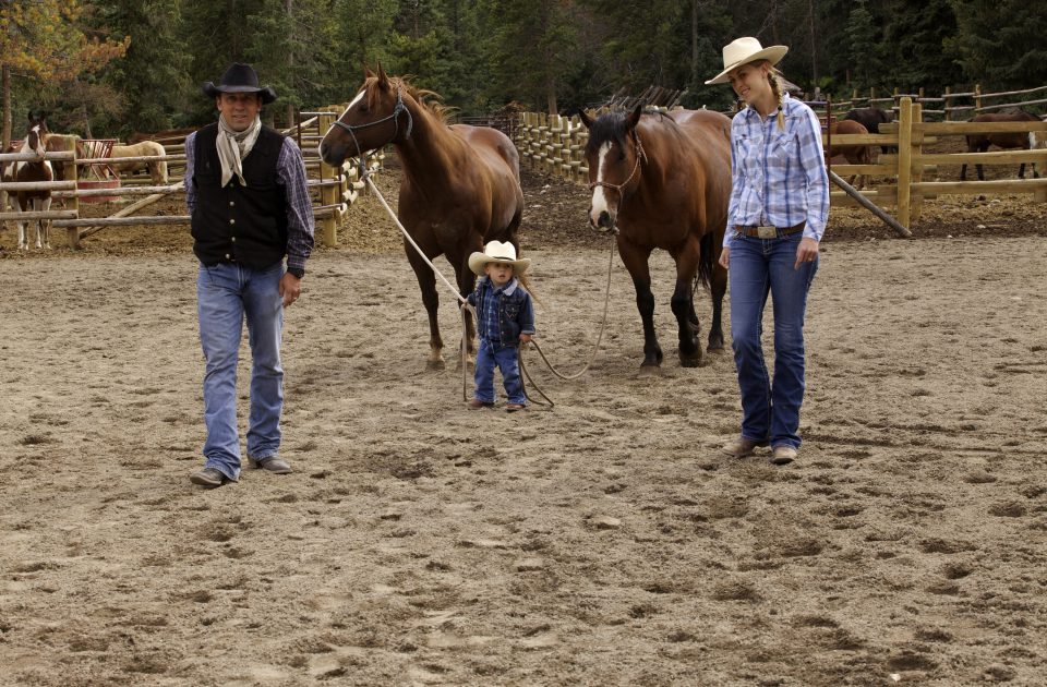 We teach horsemanship to guests of all ages