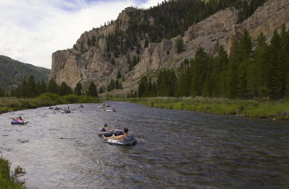 Guests at the Covered Wagon Ranch can enjoy an afternoon river float