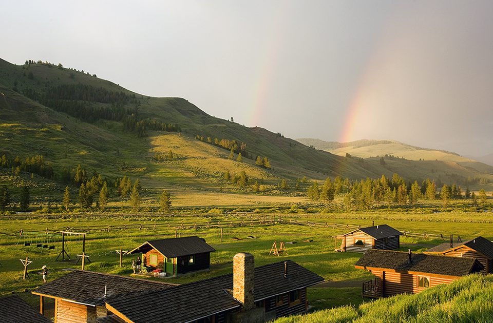 Rainbow Over Montana Dude Ranch | Nine Quarter Circle Ranch