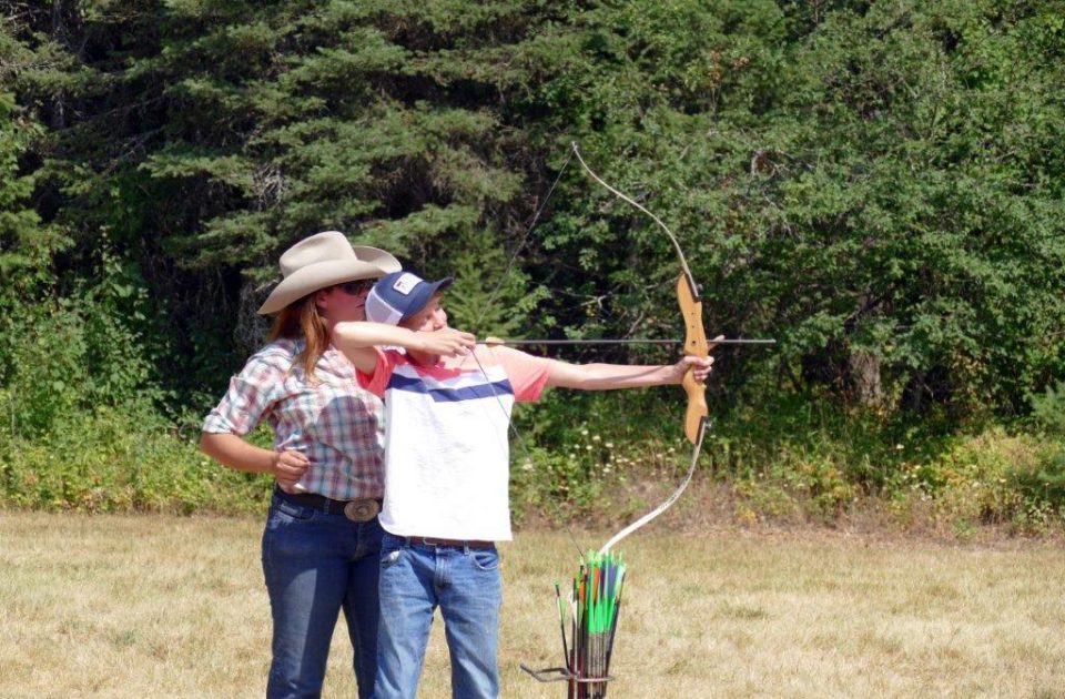 Archery at the Bar W Guest Ranch
