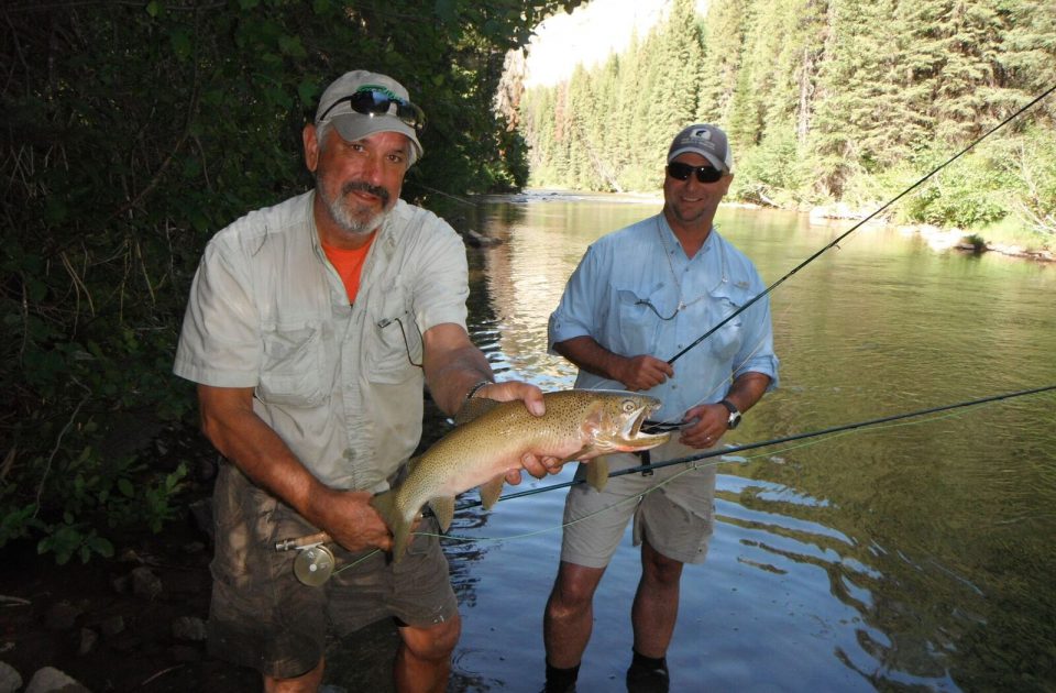 Fishing near the Bob Marshall Wilderness