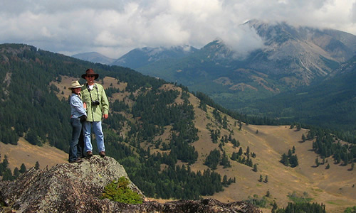 Photo of Montana Dude Ranch hikers