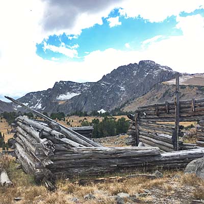 historic remains of in the Absaroka–Beartooth Wilderness