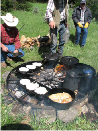 Nothing beats cooking over the fire