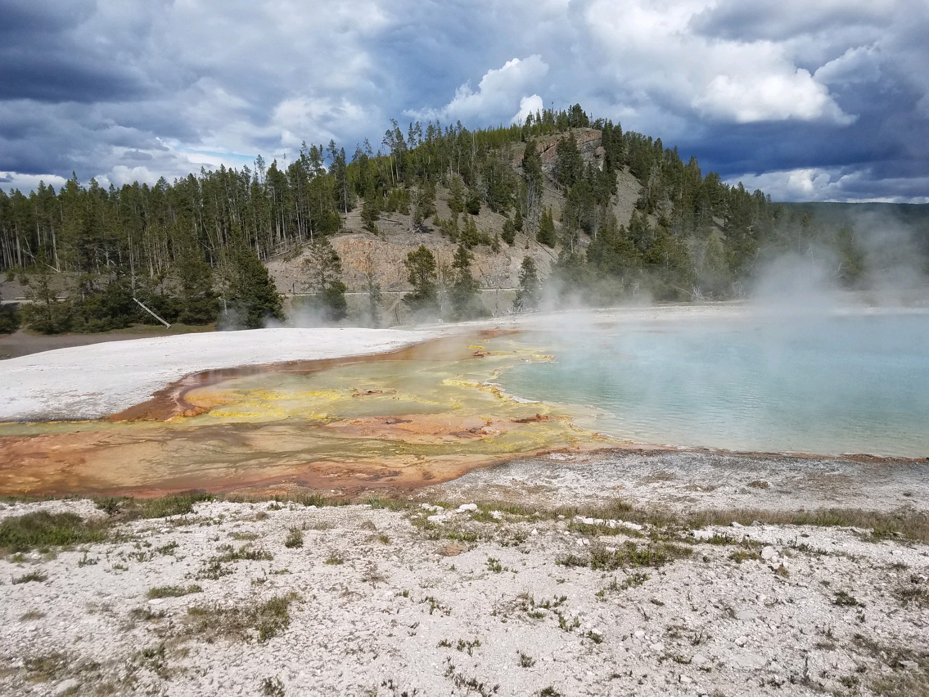 Yellowstone National Park | Grand Prismatic Springs