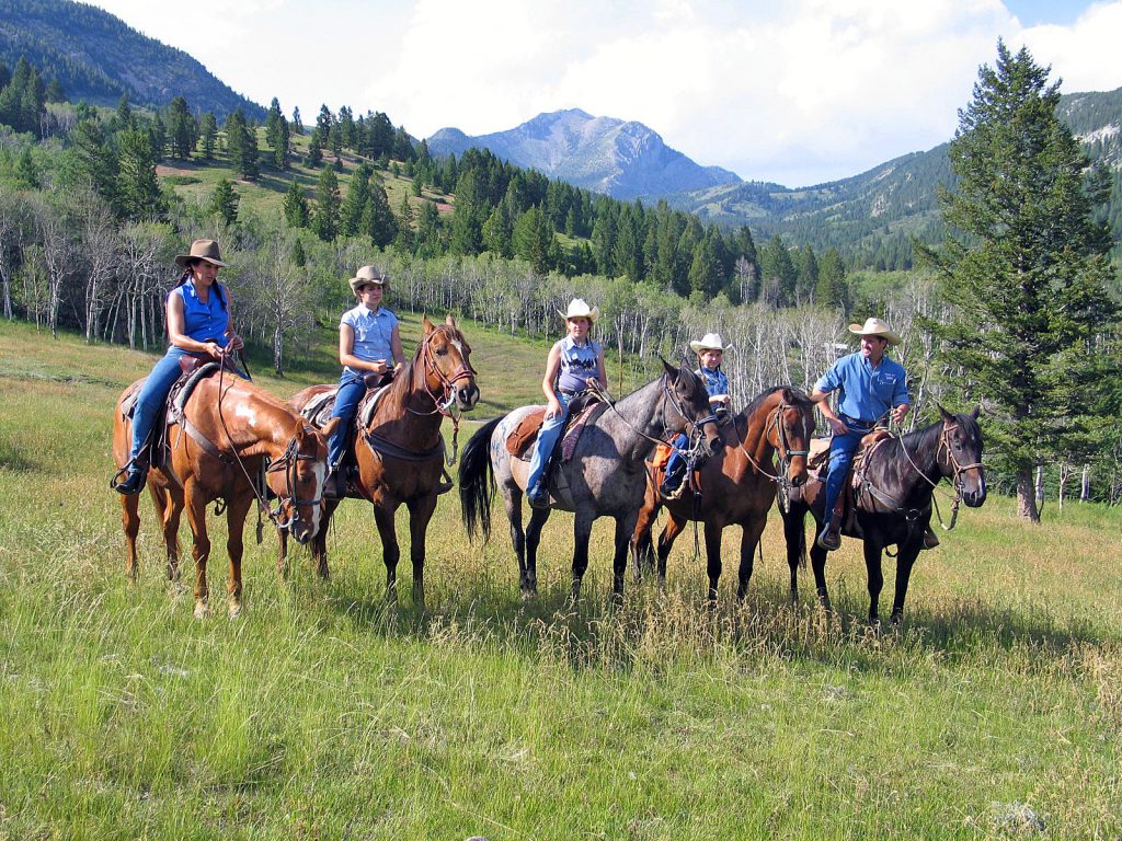 Horseback Riding on a Montana Dude Ranch